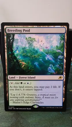 1x Breeding Pool - Edge of Eternities - NM - MTG - Image 1