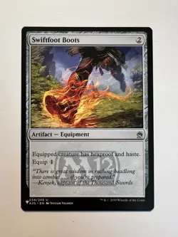 Swiftfoot Boots - MTG The List: Masters 25 - NM - Image 1