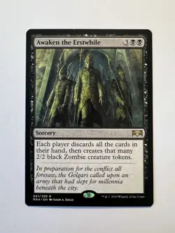 Awaken the Erstwhile - MTG Ravnica Allegiance - NM - Image 1