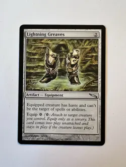 Lightning Greaves - MTG Mirrodin - NM - Image 1