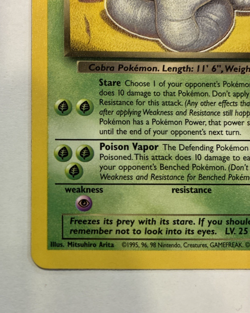 Dark Arbok Team Rocket #19 Rare WOTC Pokemon 2000 MP - Image 2