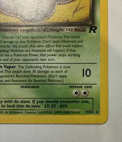 Dark Arbok Team Rocket #19 Rare WOTC Pokemon 2000 MP - Image 3