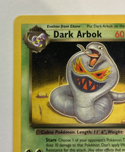 Dark Arbok Team Rocket #19 Rare WOTC Pokemon 2000 MP - Image 5