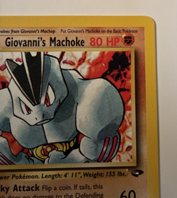 Giovanni's Machoke 1st Edition Gym Heroes #42/132 Uncommon WOTC Pokemon 2000 LP - Image 4