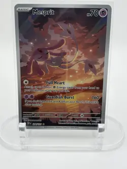 Pokemon-TCG Mesprit 204/191 Sv08 Surging Sparks Illustration Rare Holo Card-🤩 - Image 1