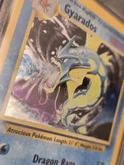 Pokemon Gyarados TCG Base Set Holo Card 6/102 Unlimited Rare LP - Image 3