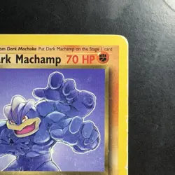 Vintage Pokemon Team Rocket Dark Machamp 27/82 Non-holo Rare WotC 2000 - Image 3