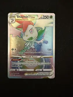 Pokemon TCG Shaymin VSTAR Sword & Shield: Brilliant Stars 173/172 Holo Secret... - Image 1