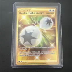 Pokemon TCG Brilliant Stars 216/189 Double Turbo Energy Secret Rare - NM - Image 1
