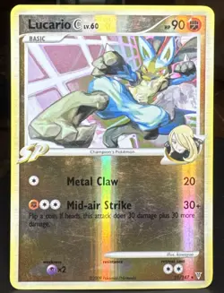 Pokemon Pokemon TCG Lucario C 31/147 Supreme Victors Reverse Holo Rare Card - Image 1