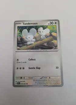 Lot of 2 Pokemon Cards - Tandemaus & Maushold - Paldean Fates - Image 3