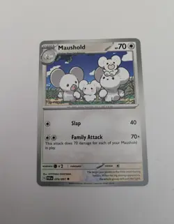 Lot of 2 Pokemon Cards - Tandemaus & Maushold - Paldean Fates - Image 4