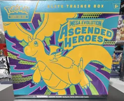 Pokemon TCG Mega Evolution Ascended Heroes Elite Trainer Box Dragonite Zekrom - Image 1