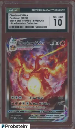 2022 Pokemon Black Star Promos Ultra-Premium Collection Charizard VMax CGC 10 - Image 1