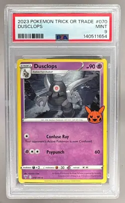 140511654 Dusclops 2023 Pokemon Trick or Trade #070 PSA 9 - Image 1
