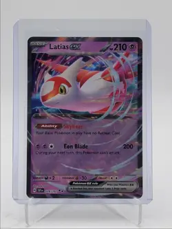 LATIAS EX 2024 POKEMON SURGING SPARKS DOUBLE RARE A 076/191 Q5542 - Image 1
