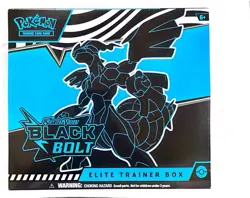 Pokemon Sealed Black Bolt Elite Trainer Box + Free gift (N’s Zekrom Promo 031) - Image 1
