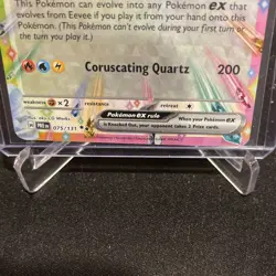 Pokemon Eevee ex 075/131 Sv: Prismatic Evolutions Double Rare Holo TCG - Image 3