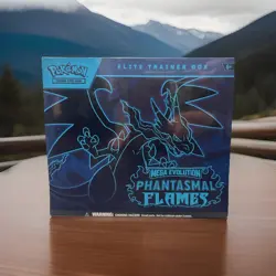 Pokemon TCG Mega Evolution Phantasmal Flames Elite Trainer Box New Factory Seal - Image 1