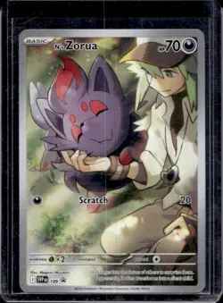 2023-25 Pokemon SV Black Star Promos - SVP EN N's Zorua #189 - Image 1