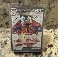 Pokemon TCG Charizard ex 215/197 SV03: Obsidian Flames Ultra Rare Full Art Holo - Image 1