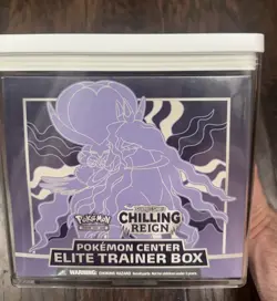 Pokemon TCG: Chilling Reign Pokemon Center Elite Trainer Box ETB Sealed + Case - Image 1