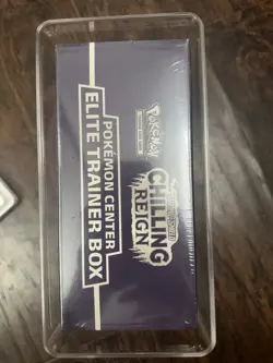 Pokemon TCG: Chilling Reign Pokemon Center Elite Trainer Box ETB Sealed + Case - Image 5
