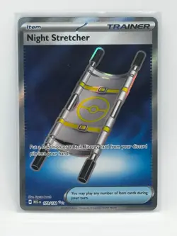 Pokemon Night Stretcher Trainer Ultra Rare Holo 173/132 Me01: Mega Evolution - Image 1