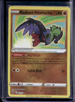2022 Pokemon SWSH Astral Radiance Radiant Hawlucha #081/189 - Image 1