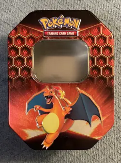 2019 Hidden Fates Pokemon TCG Charizard Tin Empty **NO PACKS** - Image 1