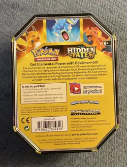 2019 Hidden Fates Pokemon TCG Charizard Tin Empty **NO PACKS** - Image 2