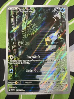 2023 Pokemon SV 151 - MEW EN Psyduck #175/165 Illustration Rare PSA Worthy 🔥!! - Image 1