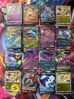Pokemon 16 Card Lot nm V Max Mega Amazing Ex HOLO Rare Hits Only A22 - Image 1