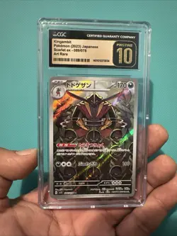 Kingambit 089/078 CGC 10 PRISTINE Gold Label Scarlet ex Japanese Pokemon - Image 1