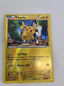 Pokemon Pikachu Roaring Skies Reverse Holo Common Basic 60HP 20/108 TCG - Image 1