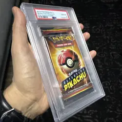 PSA 10 Gem Mint Pokemon Detective Pikachu Graded Booster Pack *Rare Error* - Image 3
