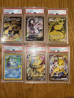 Bundled Lot of PSA Graded Pokemon Cards 6 Card Lot, All PSA 10! - Image 1