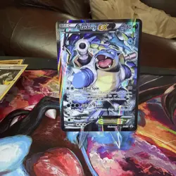 Pokemon TCG Blastoise EX XY122 Full Art Holo Black Star Promo - Image 1