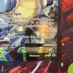 Pokemon TCG Blastoise EX XY122 Full Art Holo Black Star Promo - Image 3