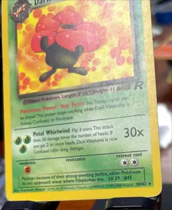 Dark Vileplume 30/82 Pokemon Team Rocket Non Holo WOTC TCG LP/MP - Image 4