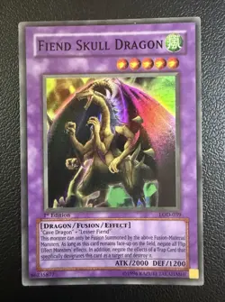 Konami Fiend Skull Dragon LOD-039 Legacy of Darkness 1st Edition Super Rare Foil - Image 1