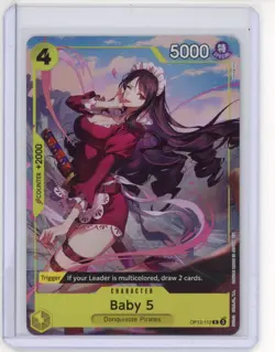 Baby 5 OP12-112 R Parallel Alt Art One Piece TCG Legacy of the Master NM - Image 1