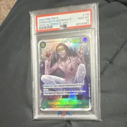 One Piece Donquixote Rosinante OP04-119 Kingdoms of Intrigue Alt Art Foil PSA 10 - Image 1