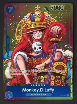 One Piece English P-043 Monkey D. Luffy Convention Exclusive Foil Promo - Image 1