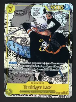 One Piece CCG Trafalgar Law Manga Alternate Art OP10-119 - Image 1