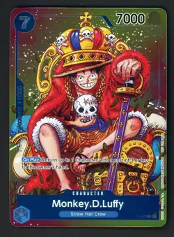 One Piece English P-043 Monkey D. Luffy Convention Exclusive Foil Promo - Image 1