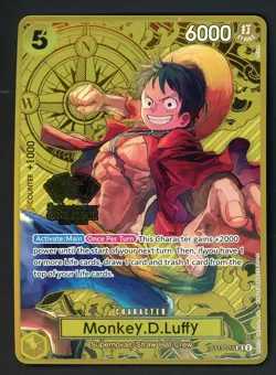 2025 One Piece 2nd Anniversary Promo Monkey D Luffy #ST13-015 - Image 1