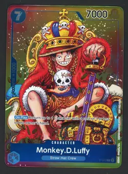 One Piece English P-043 Monkey D. Luffy Convention Exclusive Foil Promo - Image 1