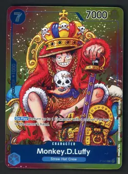 One Piece English P-043 Monkey D. Luffy Convention Exclusive Foil Promo - Image 1
