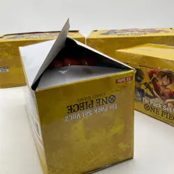 Lot of (4) One Piece English TS-02 Tin Pack Set Vol.2 12-Sets Sealed - Image 2